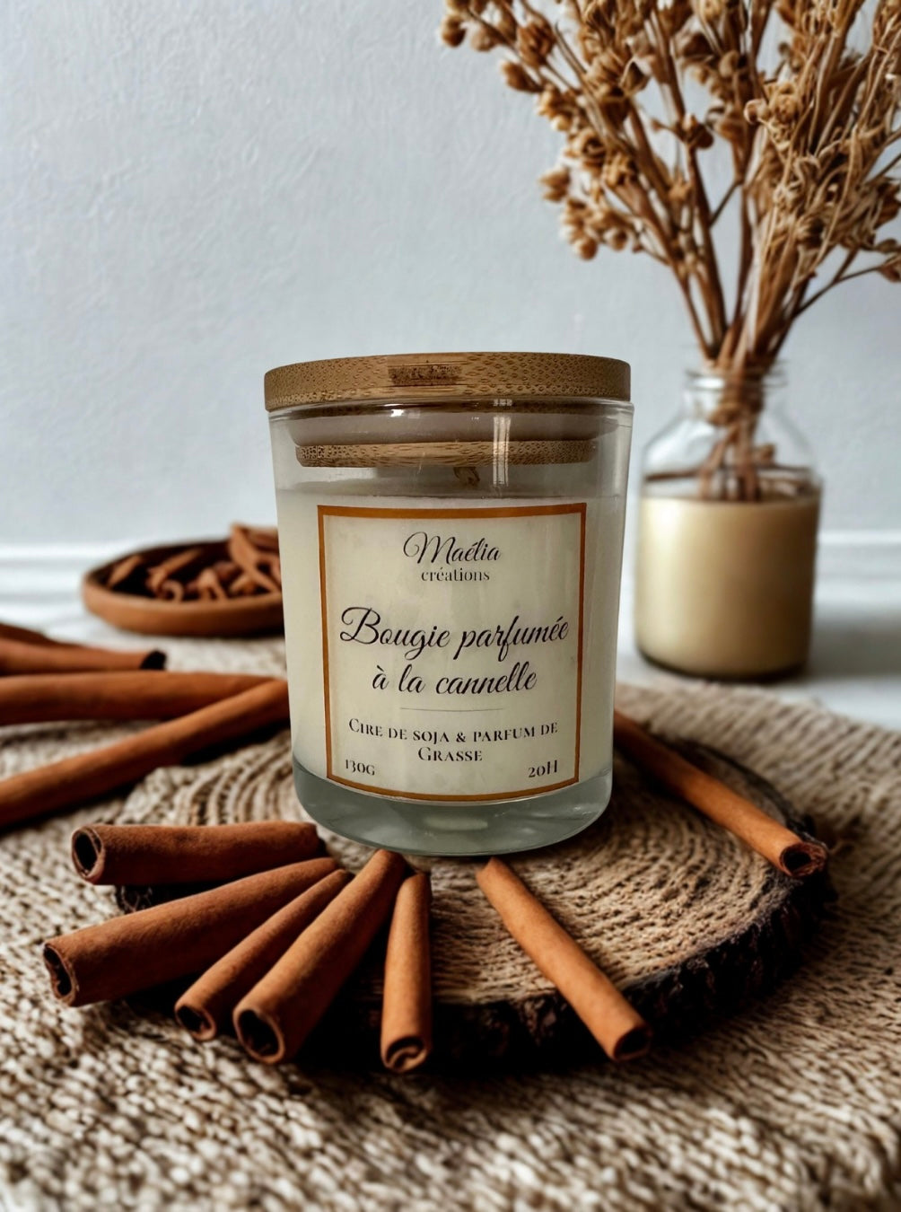 Bougie parfumée - Cannelle