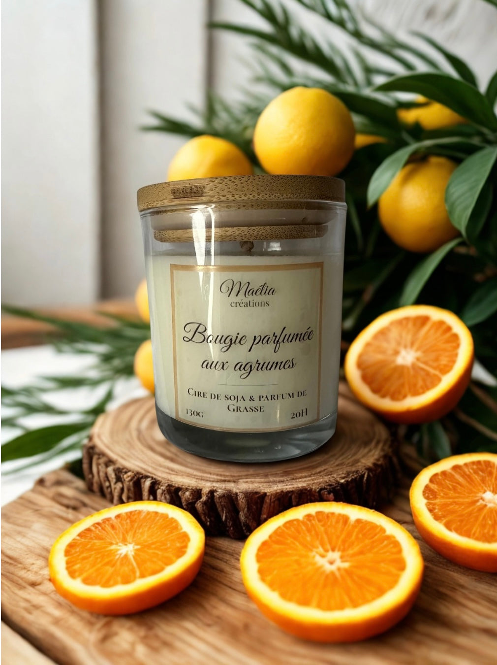 Bougie parfumée - Agrumes