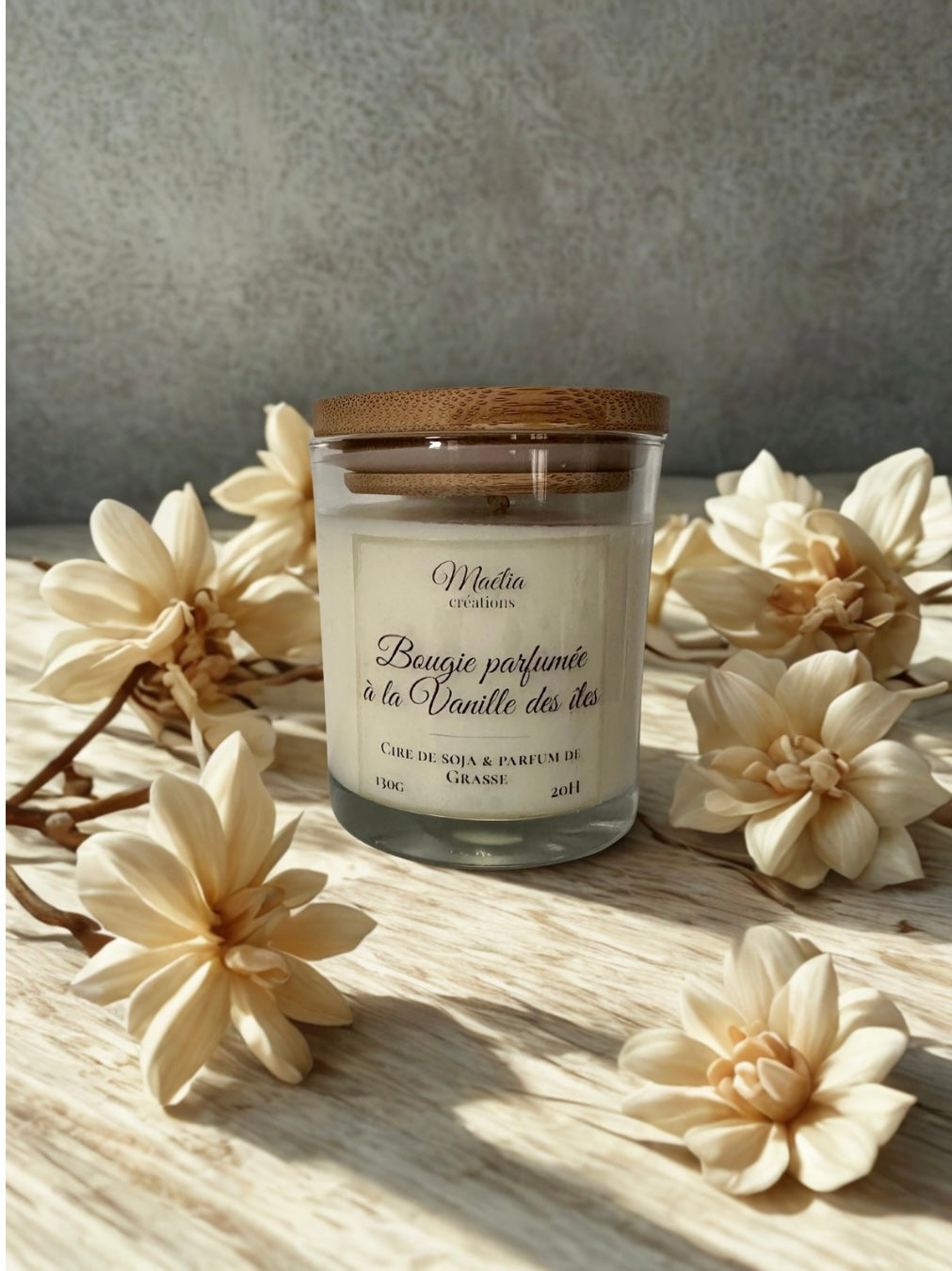 Bougie parfumée - Vanille des îles
